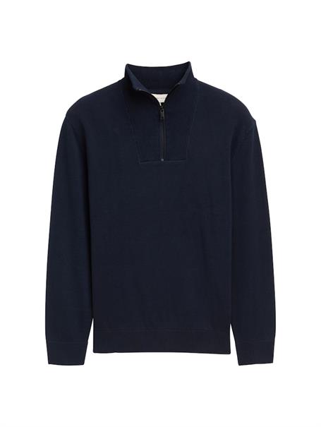 Troyer Strickpullover aus Baumwolle sky captain blue