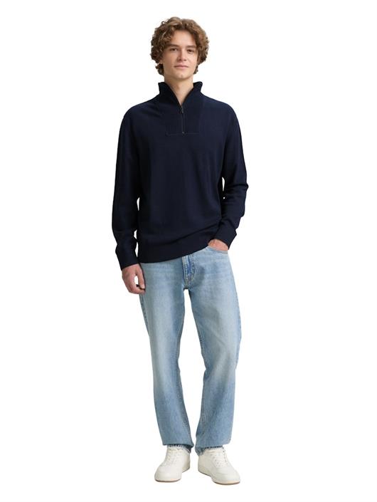 troyer-strickpullover-aus-baumwolle-sky-captain-blue