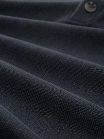 Troyer Strickpullover im Washed-Look aus Baumwolle sky captain blue