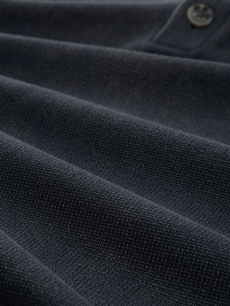 Troyer Strickpullover im Washed-Look aus Baumwolle sky captain blue