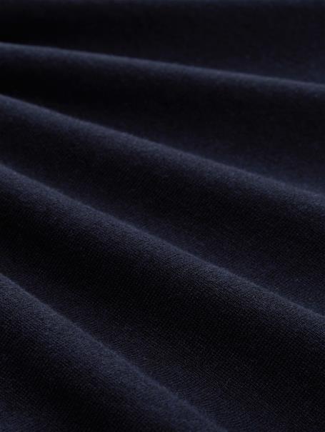 Troyer Strickpullover mit Logo-Stickerei knitted navy melange