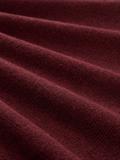 Troyer Strickpullover mit Ripp-Details bordeaux melange