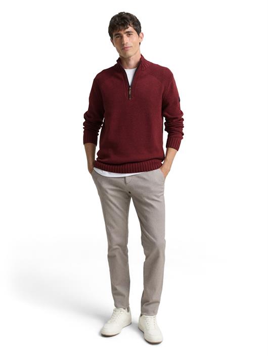 troyer-strickpullover-mit-ripp-details-bordeaux-melange