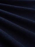 Troyer Strickpullover mit Ripp-Details knitted navy melange