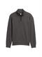 Troyer Sweatshirt mit Logo-Print ash grey