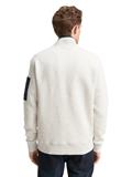 Troyer Sweatshirt mit Ärmeltasche soft buttercream melange