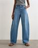 TSALMA HR BARREL DNM JEANS MB medium blue denim