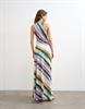 TSANE ROUCHED MAXI DRESS pastel lilac