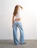 TSANNA LR PUDDLE JEANS LB DNM light blue denim