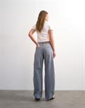 TSBARREL HIGH RISE DENIM JEANS GREY grey denim