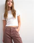 TSBARREL HIGH RISE JEANS AUBERGINE DNM purple magic