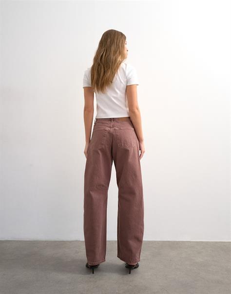 TSBARREL HIGH RISE JEANS AUBERGINE DNM purple magic