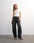 TSBARREL HR DENIM JEANS BLW NOOS black denim