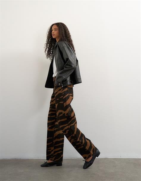 TSBARREL MID RISE JEANS DNM dark brown denim