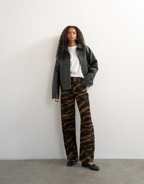 TSBARREL MID RISE JEANS DNM dark brown denim