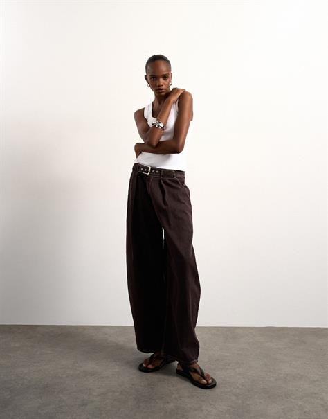 TSBELLE MR BARREL JEANS DNM BR chocolate brown