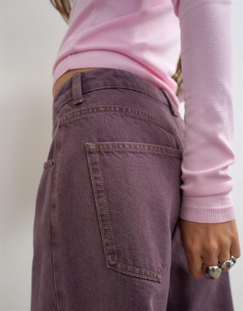 TSBETU MR BARREL JEANS DNM dark purple denim