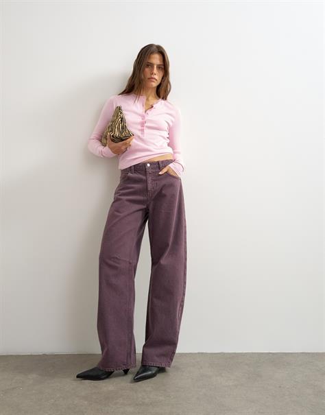 TSBETU MR BARREL JEANS DNM dark purple denim