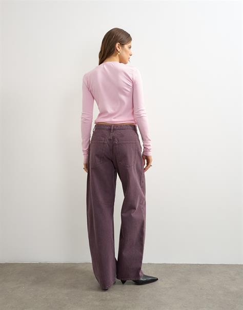 TSBETU MR BARREL JEANS DNM dark purple denim