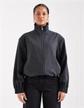 TSBINA FUNNELNECK BOMBER OTW charcoal gray