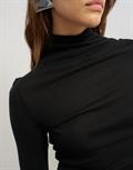 TSCAJA HIGH NECK L/S TOP JRS jet black