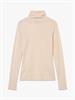 TSCAJA HIGH NECK L/S TOP JRS pearled ivory