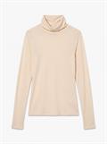 TSCAJA HIGH NECK L/S TOP JRS pearled ivory