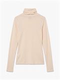TSCAJA HIGH NECK L/S TOP JRS pearled ivory