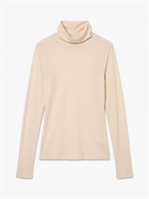 TSCAJA HIGH NECK L/S TOP JRS pearled ivory