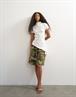 TSCAM ASYMMETRIC HIGH NECK TOP JRS ecru