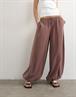 TSCAMILLA BALLOON TROUSERS WVN chocolate brown