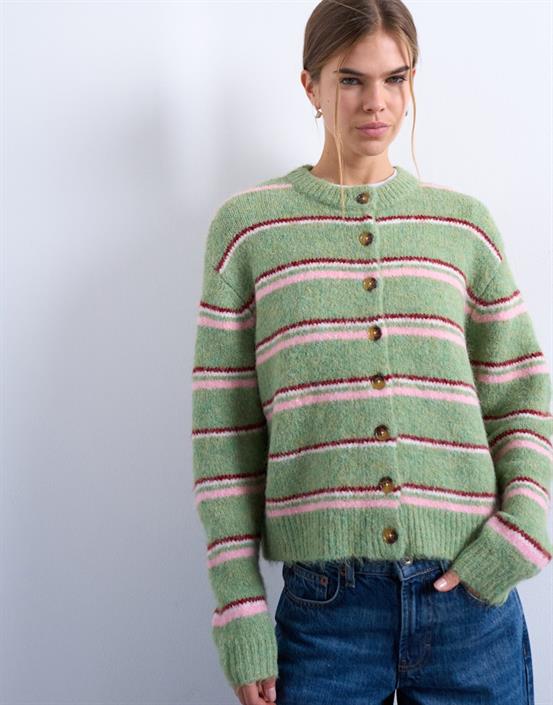 tscaro-stripe-ls-o-neck-cardigan-bright-green