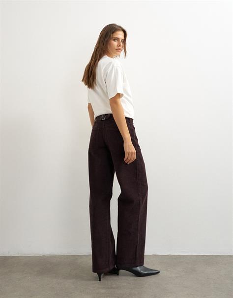 TSCINCH LR CORD RELAXED JEANS DNM chocolate brown