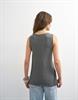 TSCLARA DRAPE SIDE TANK TOP JRS dark grey melange
