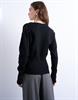 TSCOMPACT LS V-NECK CARDIGAN NOOS black