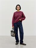 TSDAISY LS KNITTED JUMPER KNT NOOS burgundy