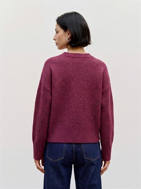 TSDAISY LS KNITTED JUMPER KNT NOOS burgundy