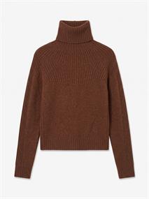 TSFELINA KNITTED LS TOP KNT pecan brown