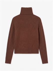 TSFELINA KNITTED LS TOP KNT pecan brown