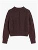 TSFIONA KNITTED BOXY JUMPER KNT chocolate brown