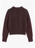 TSFIONA KNITTED BOXY JUMPER KNT chocolate brown