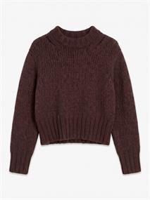 TSFIONA KNITTED BOXY JUMPER KNT chocolate brown