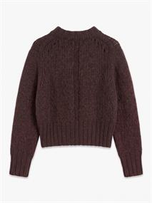 TSFIONA KNITTED BOXY JUMPER KNT chocolate brown