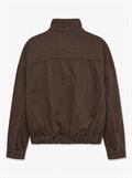 TSFREYA DENIM JACKET DNM brown denim