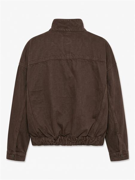 TSFREYA DENIM JACKET DNM brown denim