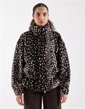 TSGAIL HIGH NECK CINCH JACKET OTW chocolate brown