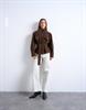TSHARPER JACKET W. BELT brown lentil