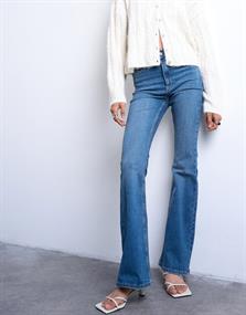 TSJAMIE HR FLARE DNM JEANS MB NOOS medium blue denim