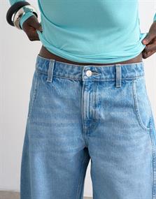 TSJOA DENIM BARREL JORT MB medium blue denim