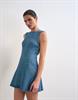 TSLENA SL MINI DNM DRESS medium blue denim